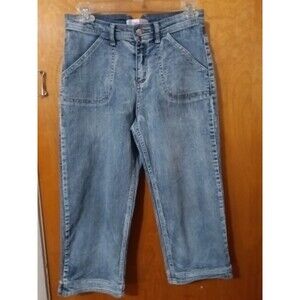 Xhilaration Jr Capis Size 14/16blue Jean Capris #k151